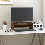 Vidaxl monitorstandaard 50x24x16 cm massief grenenhout honingbruin - afbeelding 3
