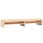 Vidaxl monitorstandaard 100x24x16 cm massief grenenhout - afbeelding 2