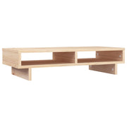 Vidaxl monitorstandaard 60x27x14 cm massief grenenhout - afbeelding 2