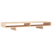 Vidaxl monitorstandaard 100x27x14 cm massief grenenhout - afbeelding 2