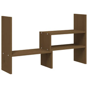 Vidaxl monitorstandaard (39-72)x17x43 cm grenenhout honingbruin - afbeelding 2