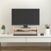 Vidaxl monitorstandaard 50x27x15 cm massief grenenhout - afbeelding 3