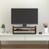 Vidaxl monitorstandaard 50x27x15 cm massief grenenhout honingbruin - afbeelding 3