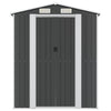 VidaXL Tuinschuur 192x274x223 cm gegalvaniseerd staal antracietkleurig
