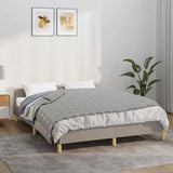 Vidaxl verzwaringsdeken 120x180 cm 9 kg stof grijs - afbeelding 1
