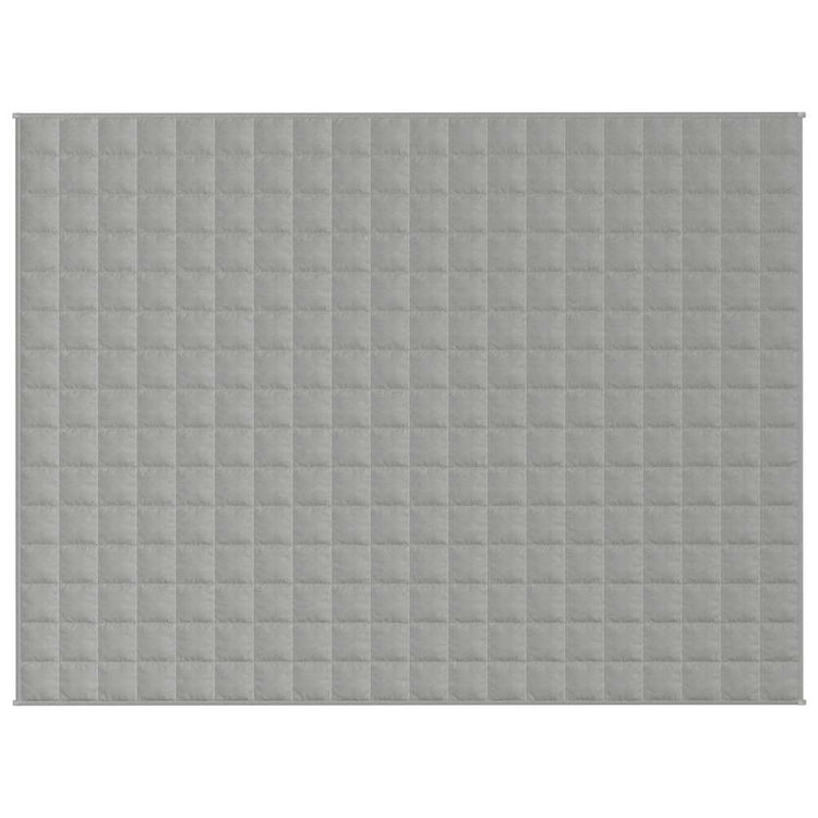 Vidaxl verzwaringsdeken 150x200 cm 11 kg stof grijs