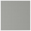 Vidaxl verzwaringsdeken 200x200 cm 9 kg stof grijs