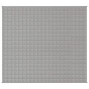 Vidaxl verzwaringsdeken 200x225 cm 13 kg stof grijs - afbeelding 3
