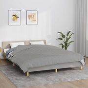 Vidaxl verzwaringsdeken 220x235 cm 15 kg stof grijs - afbeelding 1