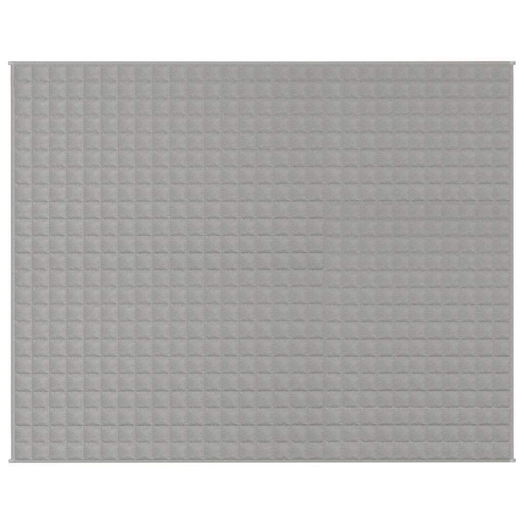 Vidaxl verzwaringsdeken 235x290 cm 11 kg stof grijs