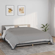 Vidaxl verzwaringsdeken 235x290 cm 11 kg stof grijs - afbeelding 1
