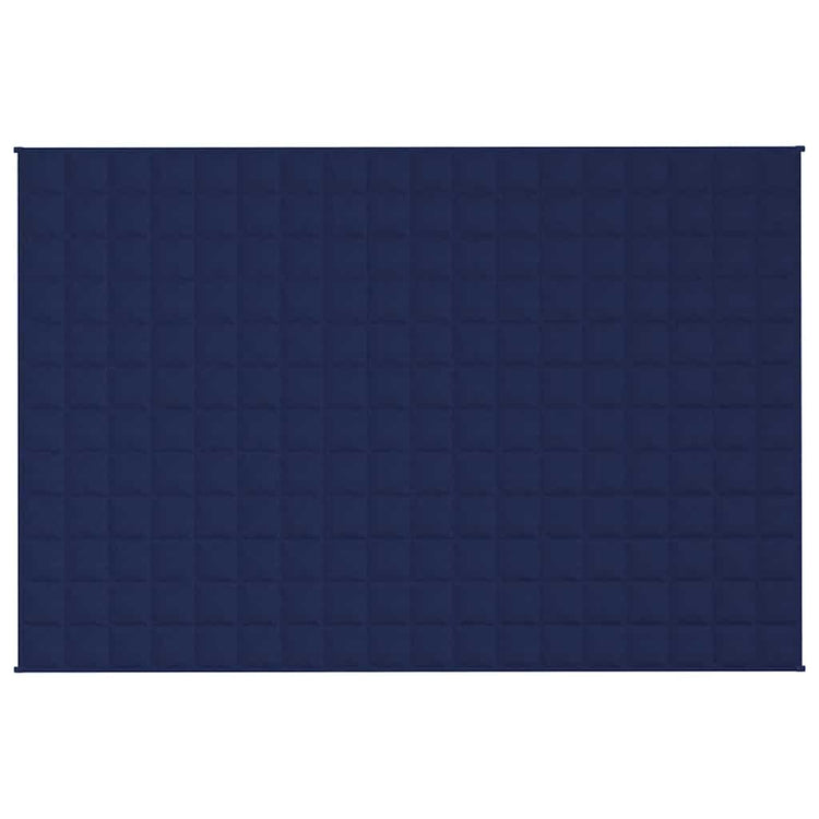 Vidaxl verzwaringsdeken 120x180 cm 5 kg stof blauw