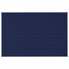 Vidaxl verzwaringsdeken 120x180 cm 9 kg stof blauw