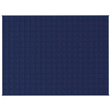 Vidaxl verzwaringsdeken 150x200 cm 7 kg stof blauw - afbeelding 3