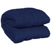 Vidaxl verzwaringsdeken 155x220 cm 11 kg stof blauw