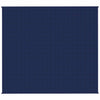 Vidaxl verzwaringsdeken 200x225 cm 9 kg stof blauw