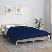Vidaxl verzwaringsdeken 200x225 cm 9 kg stof blauw - afbeelding 1