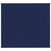 Vidaxl verzwaringsdeken 200x225 cm 13 kg stof blauw - afbeelding 3