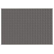 Vidaxl verzwaringsdeken 138x200 cm 10 kg stof grijs - afbeelding 3