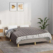 Vidaxl verzwaringsdeken 150x200 cm 11 kg stof grijs - afbeelding 1