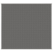 Vidaxl verzwaringsdeken 200x225 cm 9 kg stof grijs - afbeelding 3