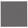 Vidaxl verzwaringsdeken 220x235 cm 11 kg stof grijs