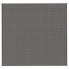 Vidaxl verzwaringsdeken 220x235 cm 15 kg stof grijs