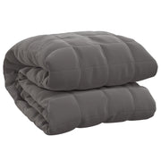 Vidaxl verzwaringsdeken 220x260 cm 11 kg stof grijs - afbeelding 2