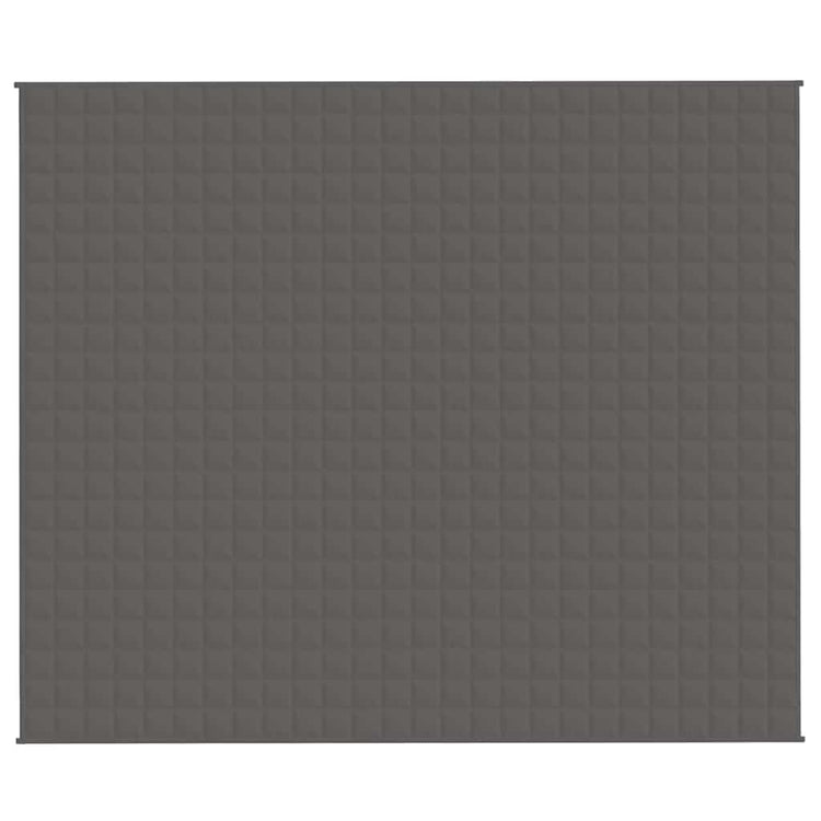 Vidaxl verzwaringsdeken 220x260 cm 11 kg stof grijs