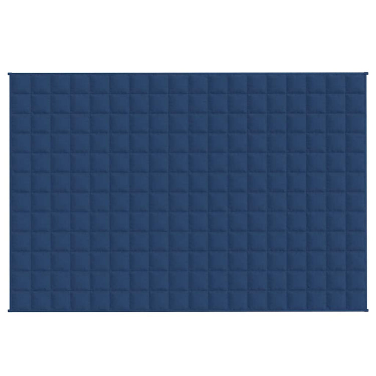Vidaxl verzwaringsdeken 120x180 cm 5 kg stof blauw
