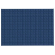 Vidaxl verzwaringsdeken 138x200 cm 6 kg stof blauw - afbeelding 3