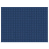 Vidaxl verzwaringsdeken 150x200 cm 7 kg stof blauw