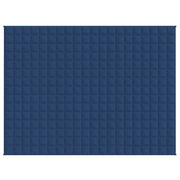 Vidaxl verzwaringsdeken 150x200 cm 7 kg stof blauw - afbeelding 3