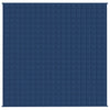 Vidaxl verzwaringsdeken 200x200 cm 9 kg stof blauw