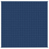 Vidaxl verzwaringsdeken 200x200 cm 13 kg stof blauw