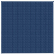 Vidaxl verzwaringsdeken 200x200 cm 13 kg stof blauw - afbeelding 3