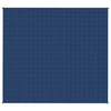 Vidaxl verzwaringsdeken 200x225 cm 9 kg stof blauw