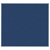 Vidaxl verzwaringsdeken 200x225 cm 13 kg stof blauw