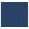 Vidaxl verzwaringsdeken 220x235 cm 11 kg stof blauw