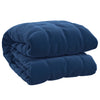 Vidaxl verzwaringsdeken 220x260 cm 15 kg stof blauw