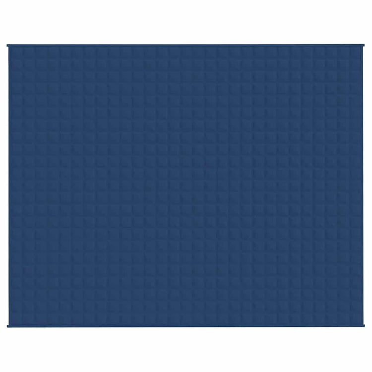 Vidaxl verzwaringsdeken 235x290 cm 11 kg stof blauw