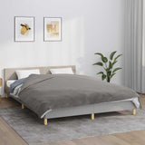 Vidaxl verzwaringsdeken met hoes 200x225 cm 9 kg stof grijs - afbeelding 1