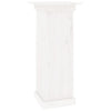 Vidaxl bloemenstandaard 40x40x90 cm massief grenenhout wit