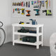 Vidaxl werkbank 110,5x50x80 cm massief grenenhout wit