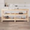 Vidaxl werkbank 181x50x80 cm massief grenenhout