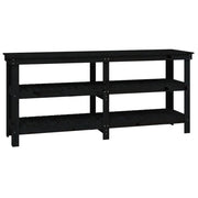 Vidaxl werkbank 181x50x80 cm massief grenenhout zwart - afbeelding 5