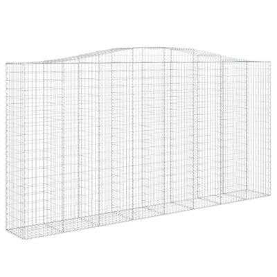 VidaXL Schanskorf gewelfd 400x50x200 220 cm gegalvaniseerd ijzer