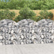 Vidaxl schanskorf gewelfd 100x50x100 120 cm gegalvaniseerd ijzer