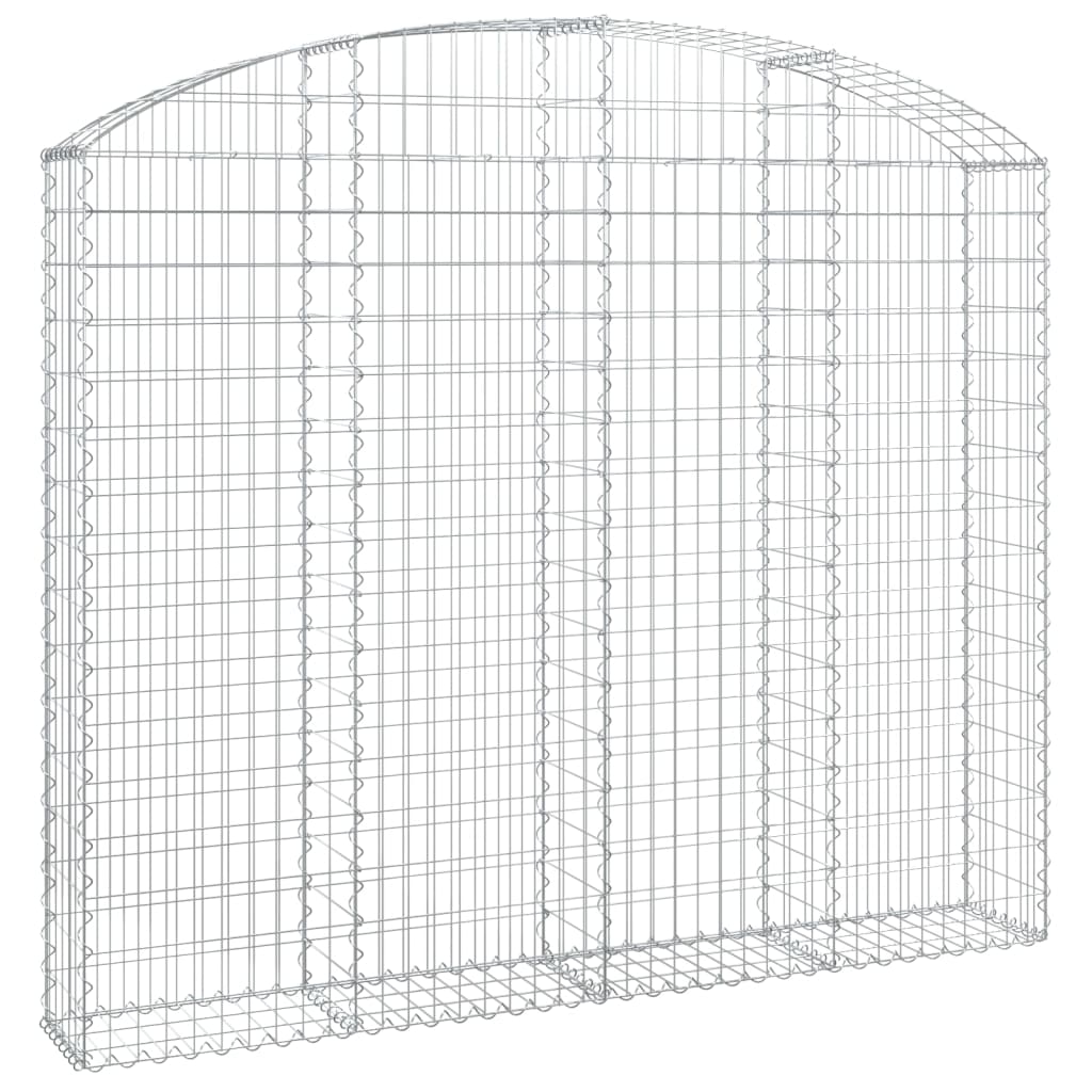 VidaXL Schanskorf gewelfd 200x30x160 180 cm gegalvaniseerd ijzer