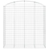 VidaXL Schanskorf gewelfd 200x50x200 220 cm gegalvaniseerd ijzer